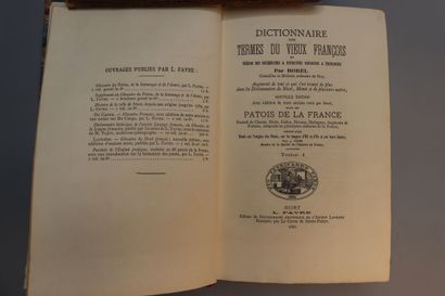 null BOREL. Dictionnaire des Termes du vieux François ou Trésor des Recherches &...