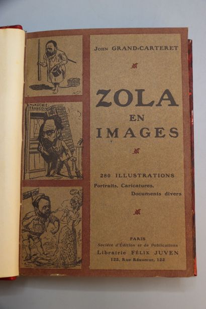 null GRAND-CARTERET (John). Zola en Images. Paris, Félix Juven, s.d. [1907]

 280...