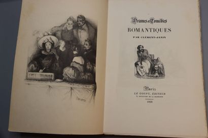 null [Romantisme] , Collection Le Goupy sur l'histoire du Romantisme . Complet en...