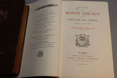 null PREVOST (l'abbé). Histoire de Manon Lescaut et du Chevalier des Grieux. Précédée...