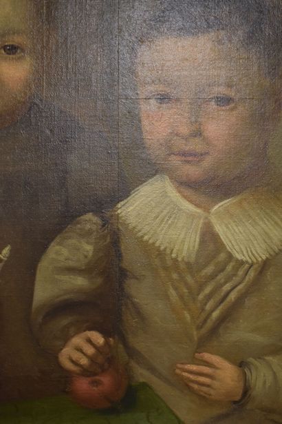 Portraits d'enfants. Ecole française du début du XIXème siècle, Portrait d'enfants,...