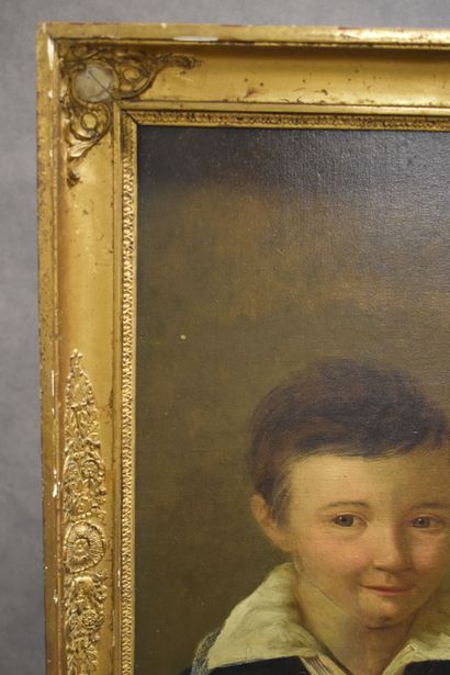 Portraits d'enfants. Ecole française du début du XIXème siècle, Portrait d'enfants,...