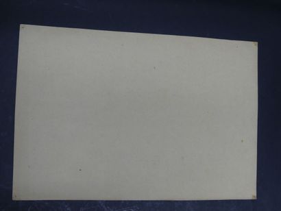null JAPON. Estampe japonaise de Yoshitoshi sur papier crépon représentant un samouraï...