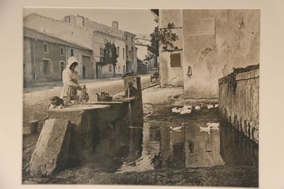 null BELLIENI.La Mare aux canards, publié dans "L'Art Photographique" de mars 1900....