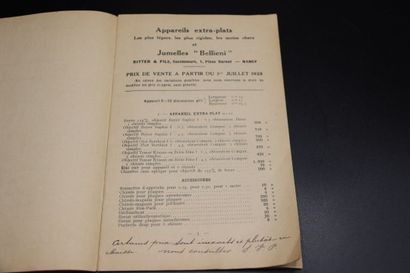 null Réunion d'ouvrages sur BELLIENI (livres et revues). Vers 1900 + 1 livre contemporain...