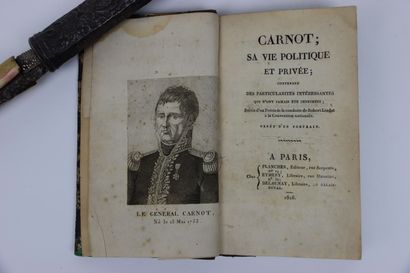 null CARNOT, Sa vie politique et privée... Paris, chez Plancher Editeur, 1816.



...