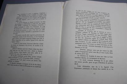 null [GUYNEMER] - HERVOUIN (René). Guynemer Héros légendaire. Paris, Editions Monceau,...