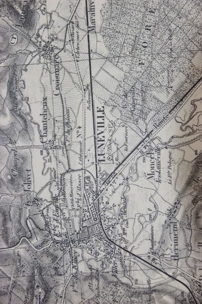 null Réunion de cartes militaires 1ère Guerre Mondiale (Lorraine et Alsace). Acc...
