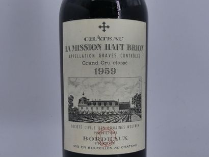 1 MAGNUM CHATEAU LA MISSION HAUT BRION 1959 1 magnum de GRAVES, 1959, Château LA...