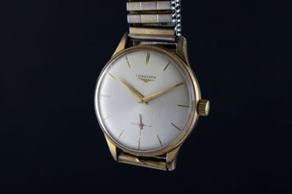 null LONGINES 30L ref.7288-1
Gold-plated bracelet watch. Round case. Snap back.
Silver...