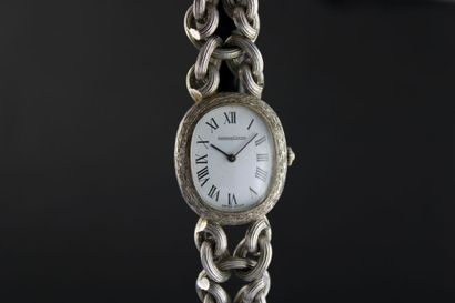 null JAEGER-LECOULTRE ref.16161 
Ladies' watch in silver (0.925). Oval case. Pressure...
