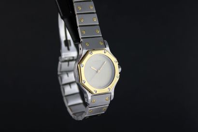 null CARTIER Santos Octagon ref.0907
Gold and steel bracelet watch. Octagonal case....