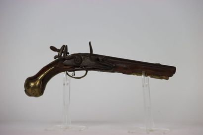 Pistolet à silex du XVIIIe siècle, Longueur...