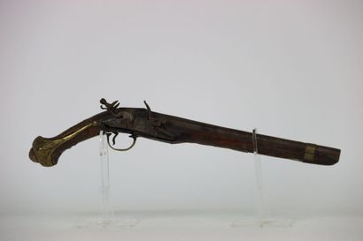 Pistolet à silex du XVIIIème siècle, Longueur...