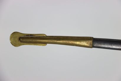 Épée de Marine Épée d'officier supérieur de marine modèle 1837. Monture en bronze...