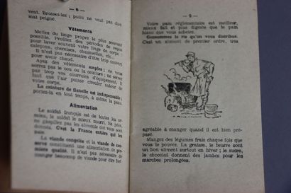 null Réunion de 6 livres traitant de la guerre : L'Alsace et les combats des Vosges...