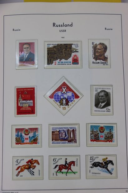 null TIMBRES. Belle collection de Russie de 1982 à 1991. Complet. Neuf. 



Expert:...