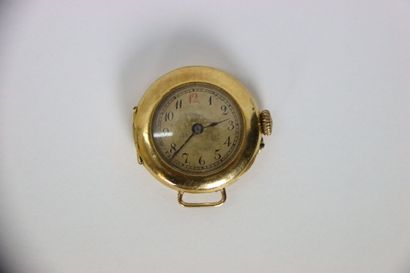 null Une montre gousset en or 18 k. Poids brut : 14.5g. On joint un bracelet, une...