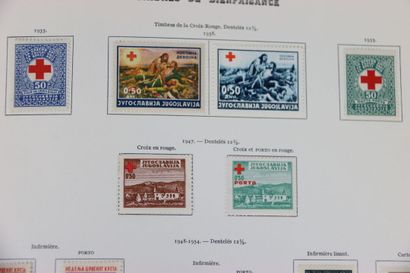 null TIMBRES. Belle collection de Yougoslavie des origines à 1959. Neufs et oblitérés....