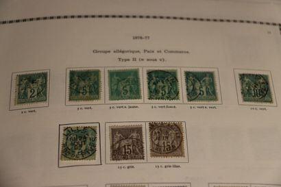 null Importante collection de FRANCE en albums Yvert et Tellier. 1849-1982 et rubriques...