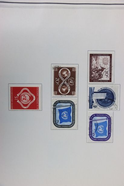 null TIMBRES. Collection des Nations Unies. Neufs +. Cote 1160€ Expert: Jean-Louis...