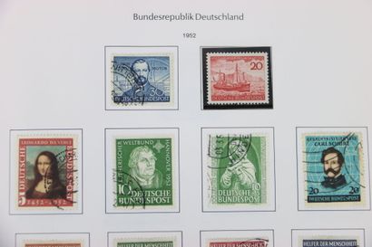 null TIMBRES. Belle collection de République Fédérale Allemande en album Davo. De...