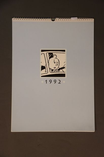 null Calendrier TINTIN 1991/1992. Editeur : CASTERMAN/ HERGE. Parfait état et vi...