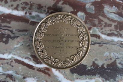 Monnaie de Paris MONNAIE DE PARIS - Médaille en bronze à l'effigie du Comte de Buffon,...