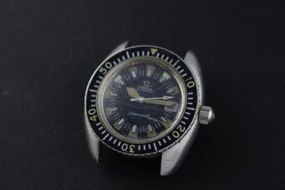 OMEGA Seamaster 120 rèf.166.073 Steel bracelet watch. Diving case by Huguenin Frères,...