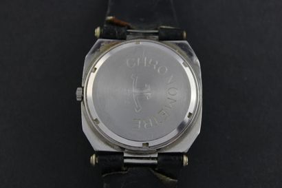 JAEGER-LECOULTRE Chronomètre réf.24001-42 Montre bracelet en métal. Boitier TV. Fond...