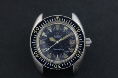 OMEGA Seamaster 120 rèf.166.073 Steel bracelet watch. Diving case by Huguenin Frères,...