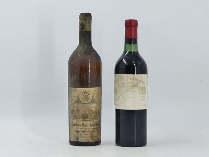 LOT 2 BORDEAUX 1 bottle of SAINT EMILION, 1959, Grand Cru Classée, Château CASSEVERT....