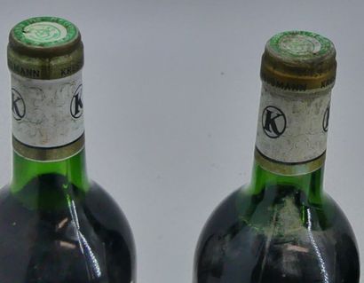 LOT DE 6 BOUTEILLES KRESSMANN MONOPOLE 1982 6 bottles of KRESSMANN MONONPOLE, 1982,...