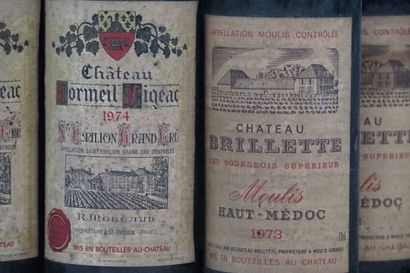 null 12 bottles of red wine from Bordeaux: 

7 bottles of Saint-Emilion Château Cormeil...