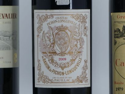 LOT 3 BORDEAUX 1 bottle of PAUILLAC, 2009, Château PICHON LONGUEVILLE. Level -0.7...
