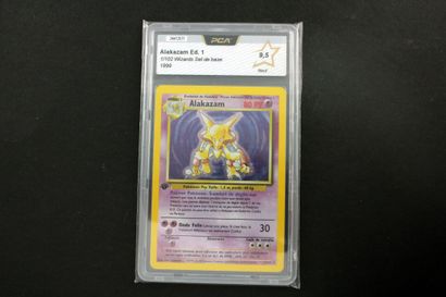 Carte Pokémon : ALAKAZAM Edition 1 Set de base / PCA : 9,5

Collection emblématique...