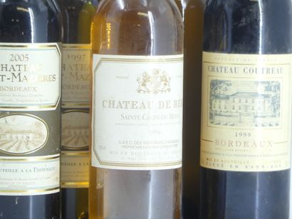 18 BORDEAUX 10 bottles of BORDEAUX, 2005, 1999, 1997 and 1996, Château HAUT MAZIERES....