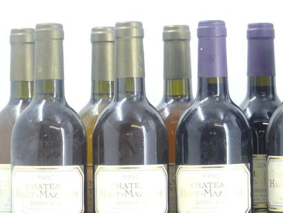 12 CHATEAU HAUT MAZIERES 7 bottles of BORDEAUX ROUGE, 2001 and 1998, Château HAUT...