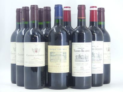 12 BORDEAUX 8 bottles of BORDEAUX, 2004, Château LA GARENNE. Label damaged. Level...