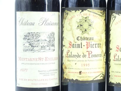 null 2 bottles of LALANDE DE POMEROL, 1995, Château SAINT PIERRE. 

2 bottles of...