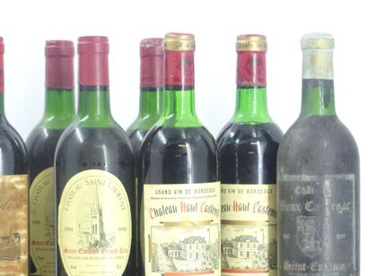 LOT 12 BORDEAUX 3 bottles of LALANDE DE POMEROL, 1969, Château CHEVAL BEL AIR. Faded...
