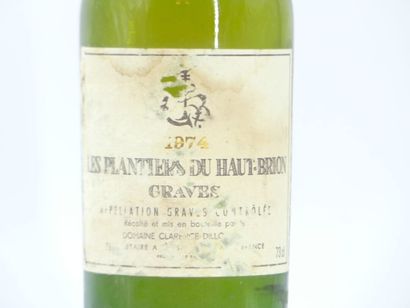 1 LES PLANTIERS DU HAUT BRION 1974 1 bottle of GRAVES, 1974, LES PLANTIERS DU HAUT...