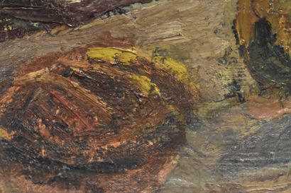 null Henri DURINGER (1892-1980), Scène d'intérieur, huile sur toile. Signé en bas...