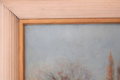 null Paul VOGLER (1852-1904). Paysage enneigé. Huile sur toile. Signé en bas à gauche.

Dimensions...
