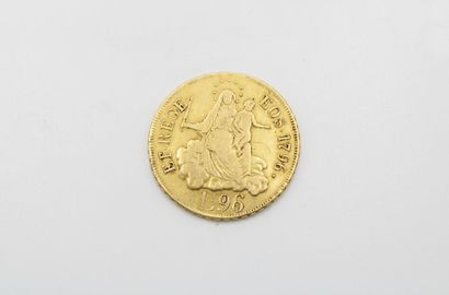 null ITALIE. République de Gênes. 96 lire. Gênes. 1796. (Fr. 444). Or. 24,95 g. TB....