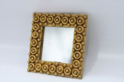 null Henry PERICHON (1910-1977)
Gilded metal frame transformed into a mirror.
Dimensions:...