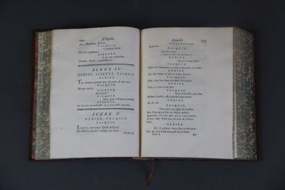 null NERICAULT DESTOUCHES (Philippe). Dramatic works of Néricault Destouches, of...