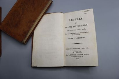 null MAINTENON (Mme de). Letters of Mrs. de Maintenon, Preceded of her life. New...
