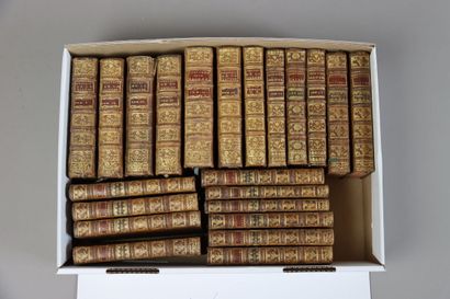null MANNETTE , Meeting of 18th century bindings including :

- Histoire Naturelle...