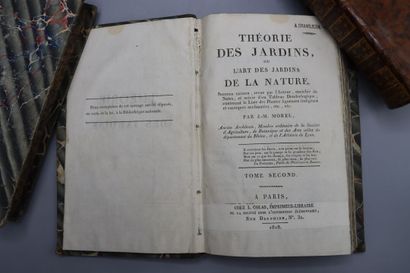null [JARDINS], MOREL (Jean-Marie), Théorie des Jardins ou l'Art des Jardins de la...